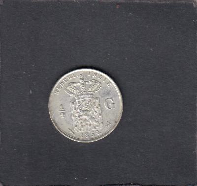 Beschrijving: 1/4 Gulden 
  